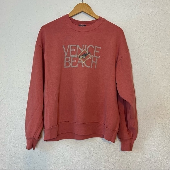 Vintage Venice Beach Jerzees Activewear Dolphin Crew Neck Sweatshirt Large - Picture 3 of 5